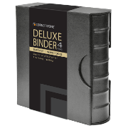 Cornerstone Large Capacity 4 D-Ring Binder & Slip Case (Gray)