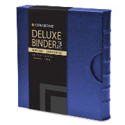 Cornerstone Regular Capacity 3 D-Ring Binder & Slip Case (Navy Blue)