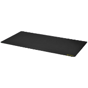 Desk Mat with Stitched Edges - 15.75 x 31.5 (Black)