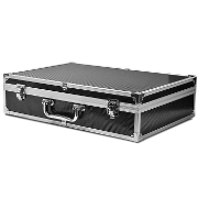Falcon Series 100 Slab Box  - Front Handle  - Diamond Pattern / Black