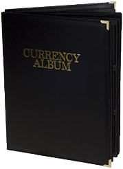 HE Harris Deluxe Currency Album  - Large Notes