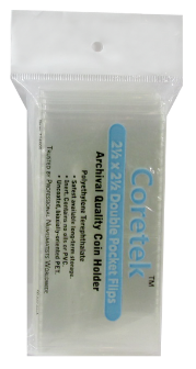 Coretek 2.5x2.5 Museum Quality Flips - 50 pack