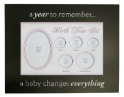 Birth Year Coin Set Frame - Baby Girl