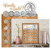 Whitman Deluxe Coin Board: Quarter