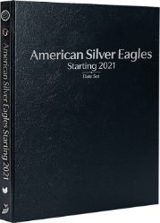 American Silver Eagles Starting 2021, Date Set P, S & W (Black)