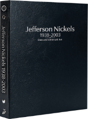 Jefferson Nickels 1938-2003, Date & Mintmark Set P, D & S (Black)