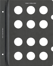Blank Page, Half Dollar (Black)