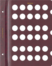 Blank Page, Nickel (Burgundy)