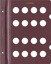 Blank Page, Quarter (Burgundy)
