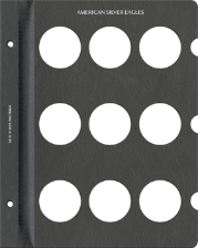 Blank Page, Silver Eagle (Black)