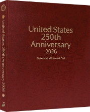 United States 250th Anniversary Collection: 2026 Date & Mintmark Set (Burgundy)