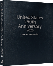 United States 250th Anniversary Collection: 2026 Date & Mintmark Set (Black)