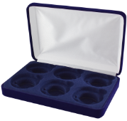 Velvet Coin Display Box - Holds 6L Capsules