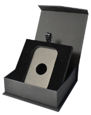 1 Oz Silver Bar Capsule Box with Magnetic Lid and Stand Insert