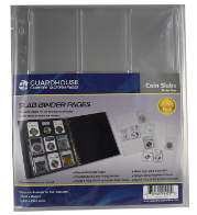 Certified Coin Slab Album Pages - 9 Slabs (PET Vac Form)