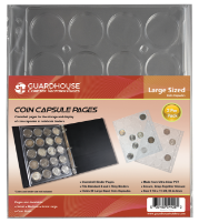 Coin Capsule Page - Large (PET Vac Form)
