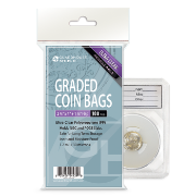 Graded Coin Slab Protector Bag - Resealable (.03mm)