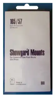 105x57 Showgard Plate Blocks and Covers (Black)
