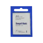 52x36mm Showgard Mounts - Pre-cut Singles (Black)