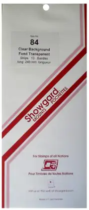Showgard Showgard Mounts - 240mm Strips (Clear) - 84x240mm