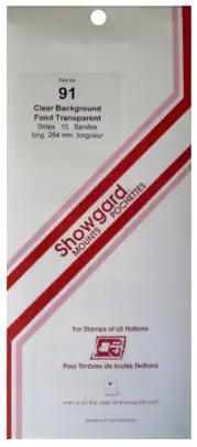 Showgard Showgard Mounts - 264mm Strips (Clear) - 91x264mm