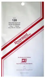 Showgard Showgard Mounts - 240mm Strips (Clear) - 120x240mm
