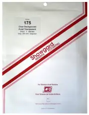 Showgard Showgard Mounts - 264mm Strips (Clear) - 175x264mm