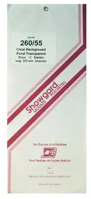 260x55 Showgard Blocks, Strips and Souvenir Sheets (Clear)