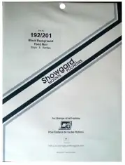192x201 Showgard Blocks, Strips and Souvenir Sheets (Black)
