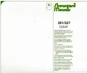 261/227 Showgard Mounts for Souvenir Sheets (Clear)