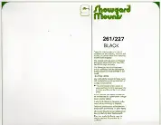 261/227 Showgard Mounts for Souvenir Sheets (Black)
