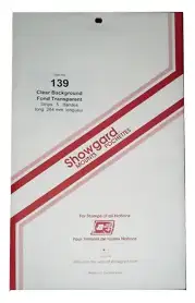 139 Showgard Strips Accomodation Range 264mm (Clear)