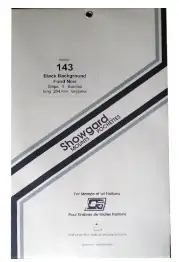 143 Showgard Strips Accomodation Range 264mm (Black)