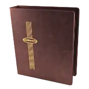Standard Size Supersafe  Binder - Red