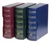 Grande G Classic 4 Ring Certified Coin Slab Album with Slip Case (6 Pages) Green