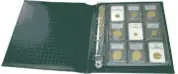 Grande Classic 3 Ring Certified Coin Slab Album with Slip Case (4 Pages) Blue