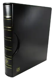Grande Classic 3 Ring Certified Coin Slab Album with Slip Case (4 Pages) Black
