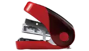 Flat Clinch Stapler - Mini (Red)