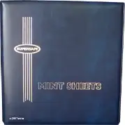 Deluxe Mint Sheet Binder Only (Blue)