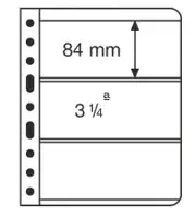 3 Pocket VARIO Sheets, Clear - VARIO3C