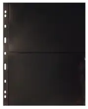 2 Pocket Grande Pages for Extra Large Notes, Black - GRANDE2S