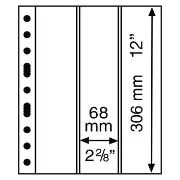 3 Vertical Grande Pages, Clear