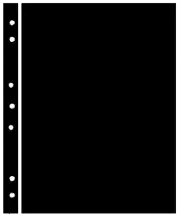 Hagner Stock Sheets 1 Row Black One Sided