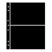Hagner Stock Sheets 2 Row Black One Sided