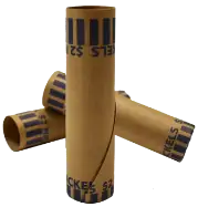 Preformed Tube Coin Wrappers - Nickel