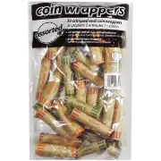 36 Mixed Preformed Coin Wrappers