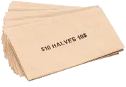 Flat Half Dollar Coin Wrappers