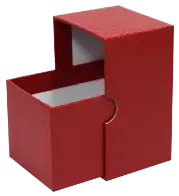 Single Row Slab or Crown Box - 4.5"- Red