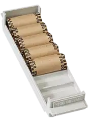 Small Dollar Interlocking Coin Roll Trays