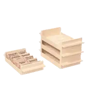 Half Dollar Interlocking Coin Roll Trays